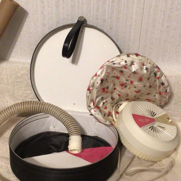 VINTAGE Grant Maid Portable Bonnet Hair Dryer in Travel Case.   Model No. 90779 - Picture 4 of 12
